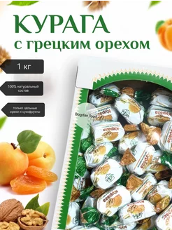 Шоколадные конфеты «грецкий орех с курагой», 1 кг Bogdan food 227935780 купить за 962 ₽ в интернет-магазине Wildberries