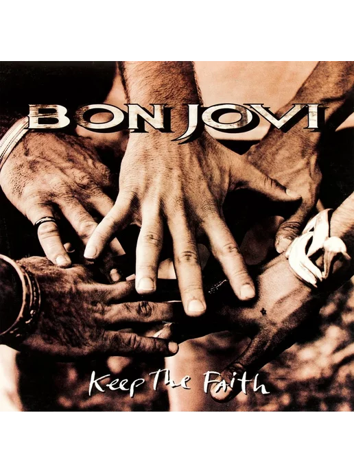 ПЛАСТИНОК.НЕТ Bon Jovi Обложка винила Keep The Faith