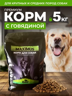 Сухой корм для собак говядина 5 кг