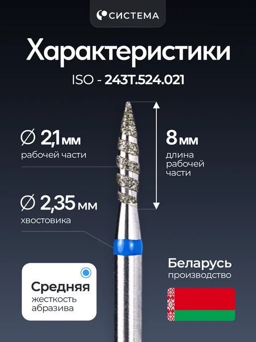 Система Фрезы для маникюра и педикюра. Торнадо, вариант, фото 2