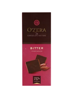 Шоколад"O'ZERA" Горький 77,7% 90г