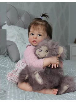 Реборн-кукла / 55 сантиметров / можно купать.,Reborn doll 228164321 купить за 3 745 ₽ в интернет-магазине Wildberries