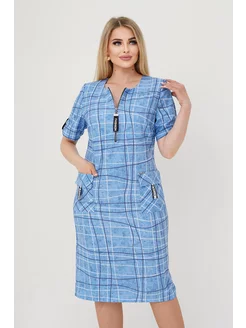 Платье летнее больших размеров She`s Look 228184159 купить за 3 307 ₽ в интернет‑магазине Wildberries