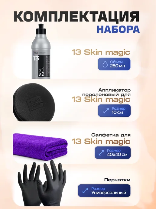 Smart Open Защитный крем для кожи с аппликатором и микрофиброй, вариант, фото 2