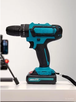 Дрель-шуруповерт Makita 26В аккумуляторный MMshop 228265518 купить за 2 722 ₽ в интернет-магазине Wildberries