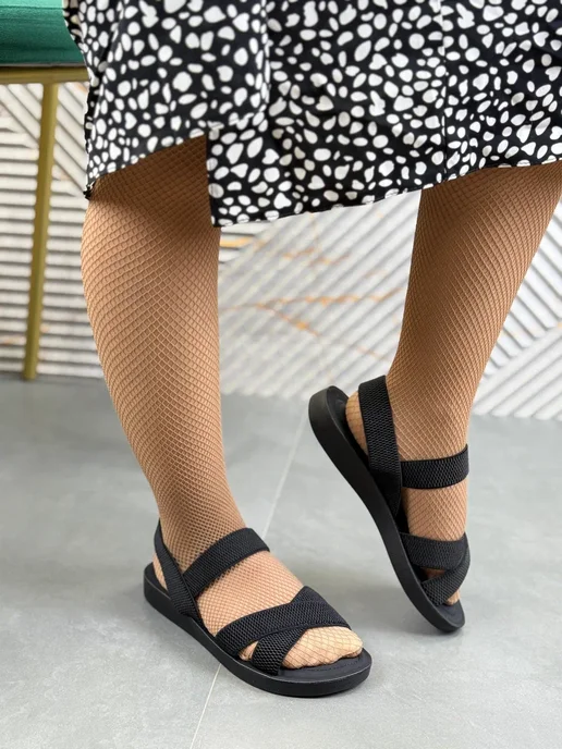 Step UP Store Сандалии женские, черный