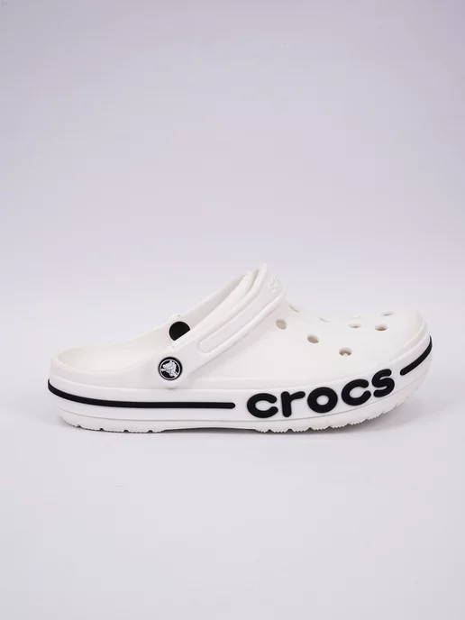 Crocs Сабо взрослые летные для пляжа кроксы белые