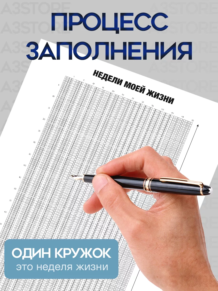 Календарь жизни в неделях А3 LIFE 228310077 купить за 940 ₽ в  интернет-магазине Wildberries