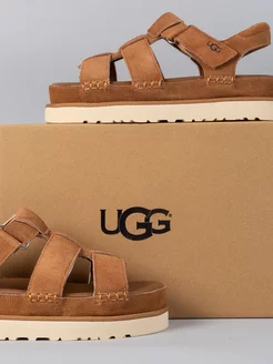 Босоножки замшевые летние открытые UGG 228356742 купить за 2 012 ₽ в интернет-магазине Wildberries