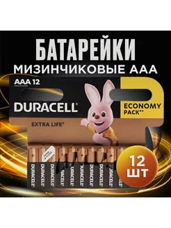 Батарейки Duracell мизинчиковые ААА 228367089 купить за 314 ₽ в интернет-магазине Wildberries