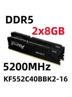 Оперативная память Beast DDR5 16 Гб для ПК, KF552C40BBK2-16 Kingston Fury 228389635 купить за 3 803 ₽ в интернет-магазине Wildberries