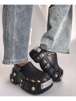 Кроксы на платформе Balenciaga & Crocs Hardcrocs 228397209 купить