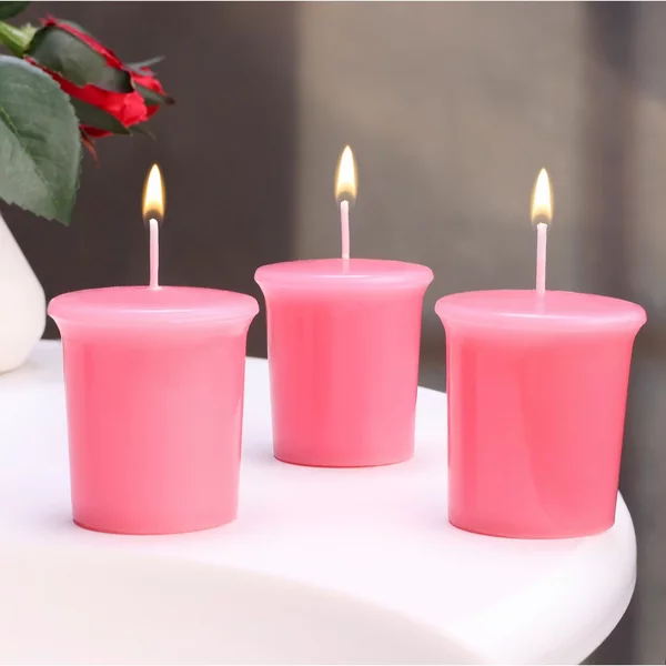 Набор свечей ароматических Peony, пион, 3 шт, 5х4,5 см