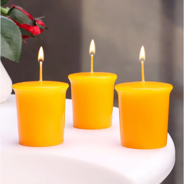 Набор свечей ароматических Orange, апельсин, 3 шт, 5х4,5 см