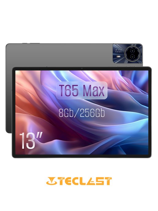 Teclast | Планшет T65Max, 13'' G99 8 256Gb Android 14 Серый