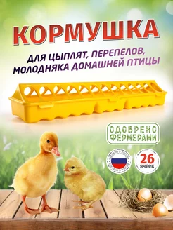 Кормушка для цыплят бройлеров, для кур, 1шт