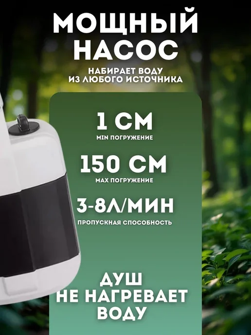 Eligio Душ портативный для дачи походный, вариант, фото 3