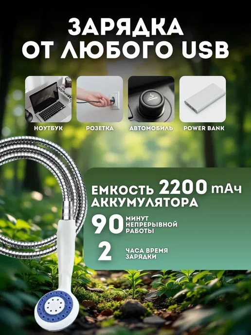 Eligio Душ портативный для дачи походный, вариант, фото 4