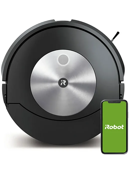 iRobot Робот-пылесос Roomba Combo J7, черный, фото 2