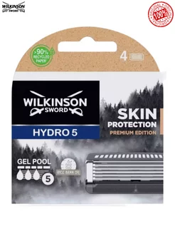 Сменные кассеты для бритья Hydro 5 Premium Edition 4 шт Wilkinson Sword 228630981 купить за 1 170 ₽ в интернет-магазине Wildberries