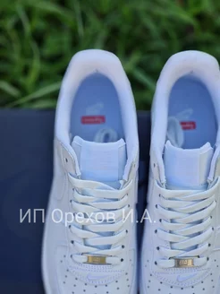 Кроссовки x Supreme Air Force 1 Low SP White Nike 228648319 купить