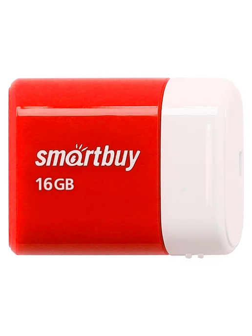 Smartbuy Мини флешка для музыки в машину автомобильная USB, красный, фото 3