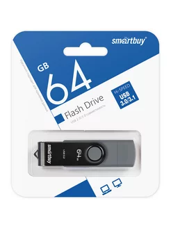 Флешка 3.0 3.1 64GB Twist Dual (SB064GB3DUOTWK) Smartbuy 228692139 купить за 787 ₽ в интернет-магазине Wildberries