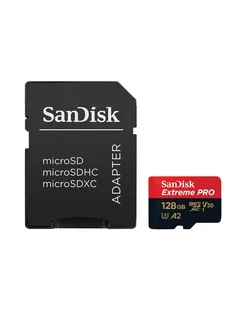 Карта памяти 128GB Extreme PRO microSDXC UHS-I U3