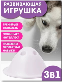 Игрушка интерактивная чудо тарелка с лакомством для собак