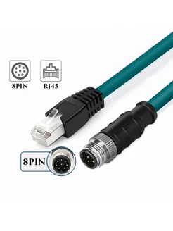 Кабель интернет Ethernet с M12 на RJ45 8-Pin MyPads 228718376 купить за 1 413 ₽ в интернет-магазине Wildberries