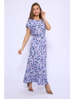 Платье летнее длинное легкое Style World 228732679 купить за 1 509 ₽ в интернет-магазине Wildberries