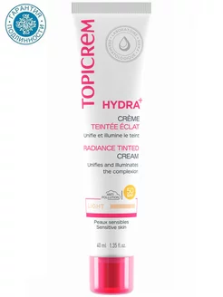 Тональный крем с эффектом сияния Hydra+ SPF50 Light, 40 мл