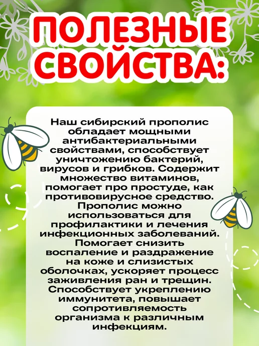 Медовая Лавка Прополис натуральный пчелиный, 20гр, 20 г, фото 2