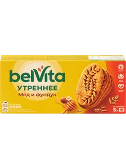 Печенье Утреннее Мед и фундук, 225г BELVITA 228823768 купить за 239 ₽ в интернет-магазине Wildberries