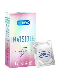 Презервативы Invisible Stimulation, ультратонкие, 12 шт Durex 228867746 купить за 766 ₽ в интернет-магазине Wildberries