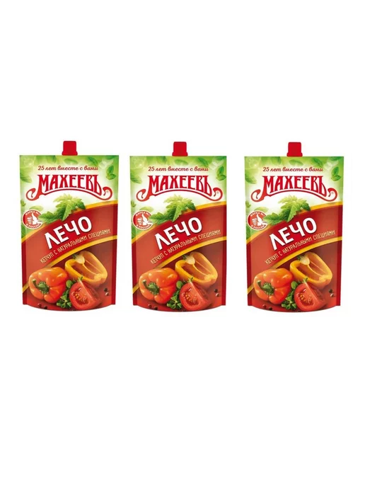 МахеевЪ Кетчуп Лечо 300 гр, 3 шт, 300 г, 3 шт