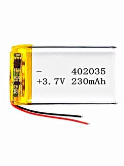 Аккумулятор универсальный 402035p 230mAh 20x35x4,0 мм BO 228943325 купить за 267 ₽ в интернет-магазине Wildberries