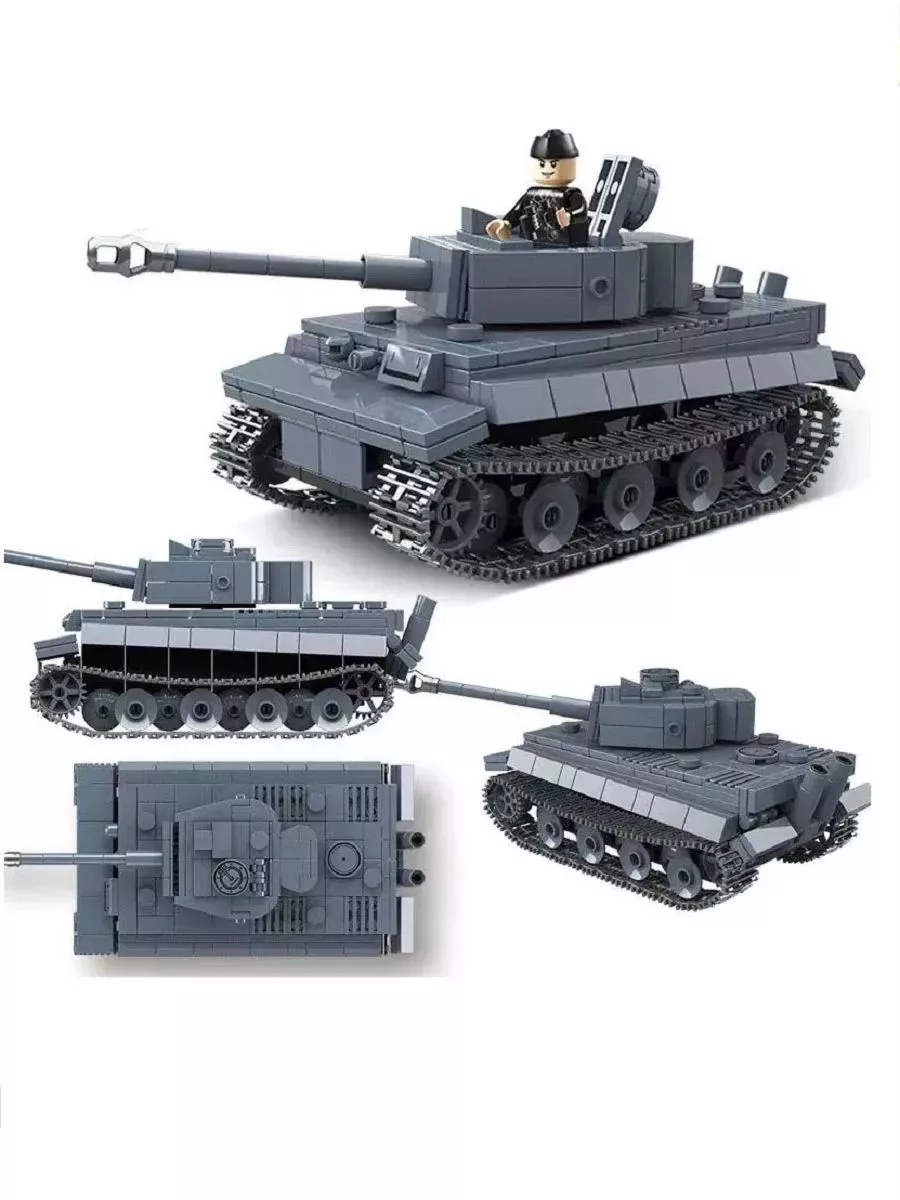 Конструктор Военная техника, Танк Тигр I, 100242 / 503 дет LEGO 228944439  купить за 805 ₽ в интернет-магазине Wildberries