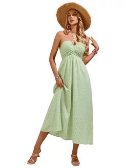 Праздничное платье без рукавов на бретелях GCAROL 229000435 купить за 1 940 ₽ в интернет-магазине Wildberries