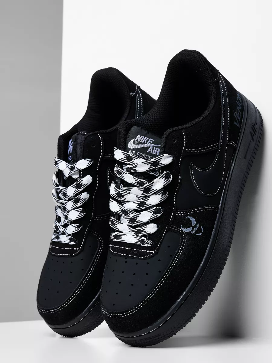 Custom black air forces on sale