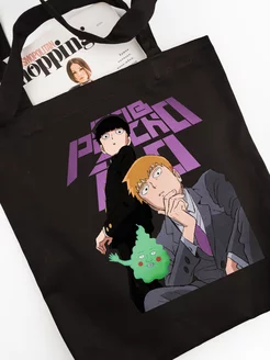 Сумка шоппер Mob Psycho 100 Keks 229037822 купить за 507 ₽ в интернет-магазине Wildberries