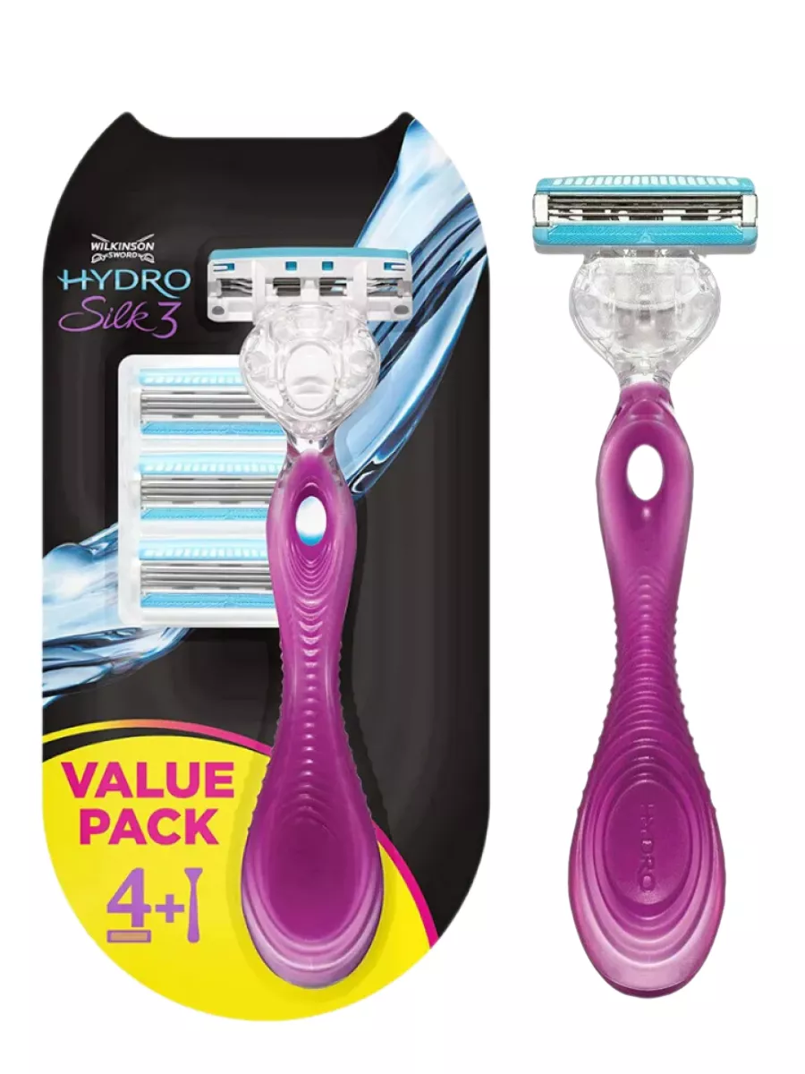 Станок Hydro Silk3 + 4 кассеты