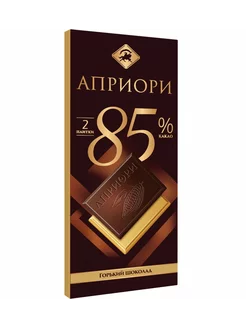 Шоколад Горький 85% какао (2шт*36г) 72г АПРИОРИ 229176348 купить за 220 ₽ в интернет-магазине Wildberries