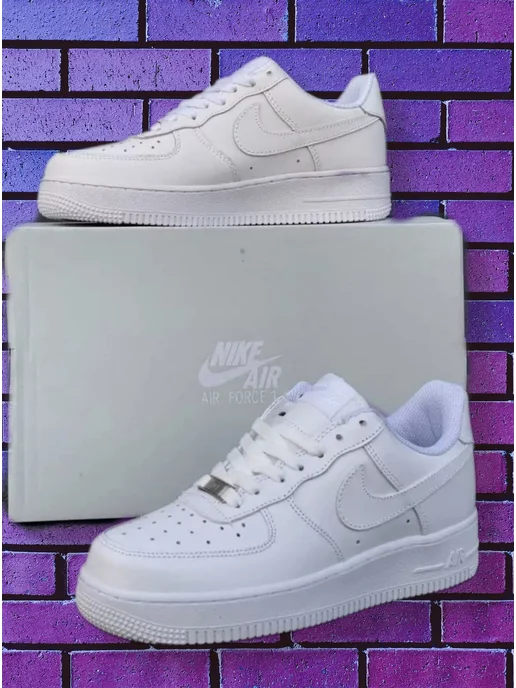 Кроссовки Air Force 1, белый, фото 7