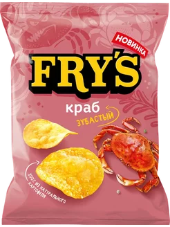 Чипсы картофельные FRY'S со вкусом Краб, 70г