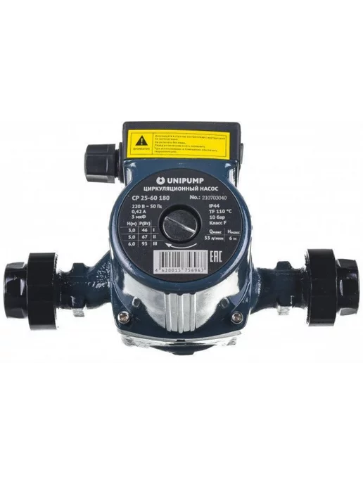 UNIPUMP СP 25-60 180 Циркуляционный насос отопления, вариант, фото 7