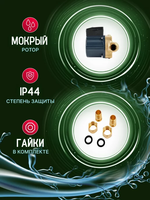 UNIPUMP PН 20-60 130 Насос циркуляционный системы отопления, вариант, фото 3