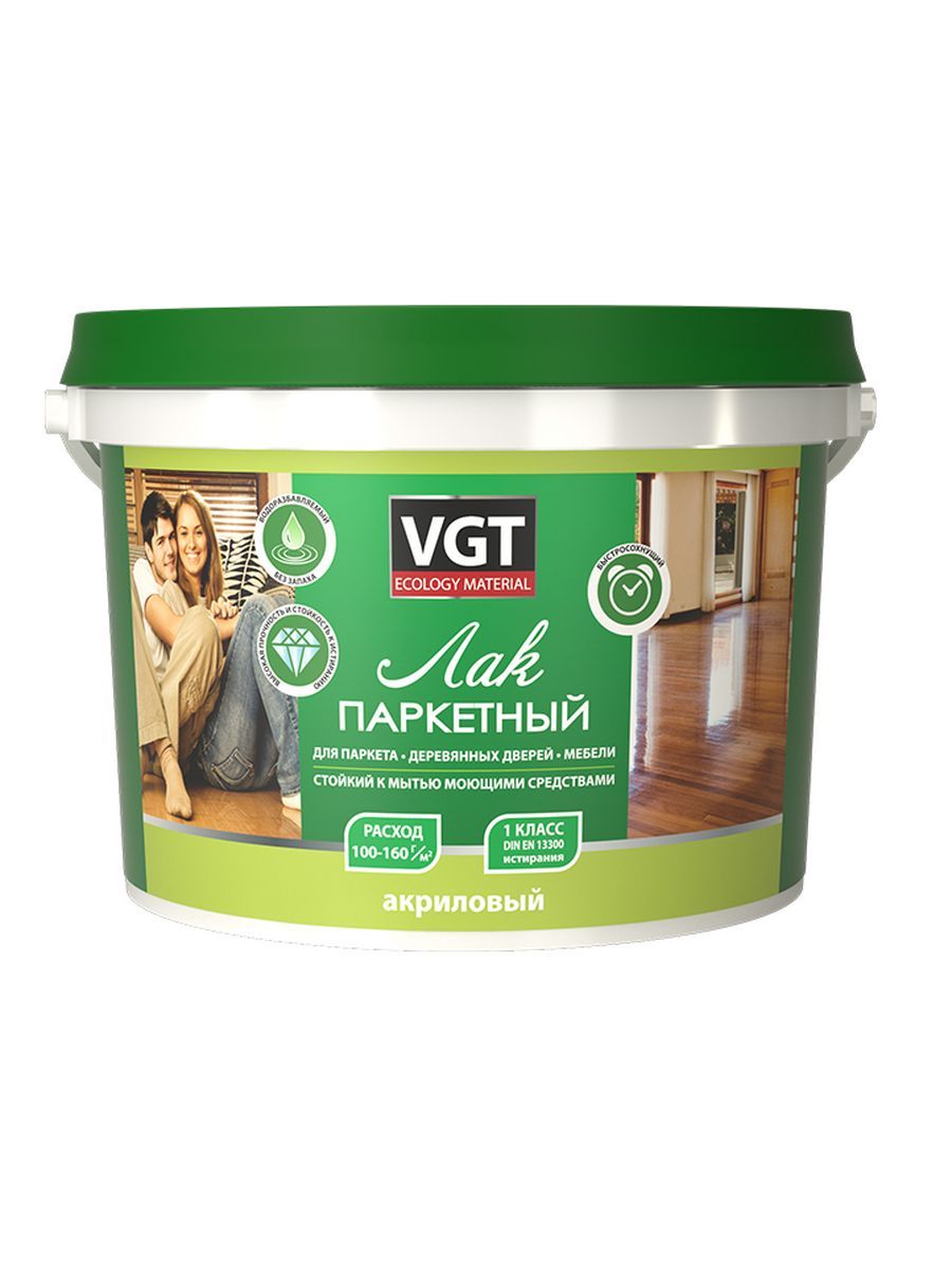 Лак паркетный акриловый vgt