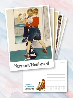 Почтовые открытки для посткроссинга "Norman Rockwell" №4 ЮФОЮ 229252155 купить за 363 ₽ в интернет-магазине Wildberries