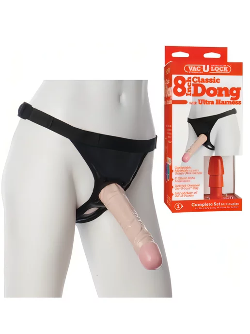 Doc Johnson Насадка с трусиками системы Vac-U-Lock Harness, черный